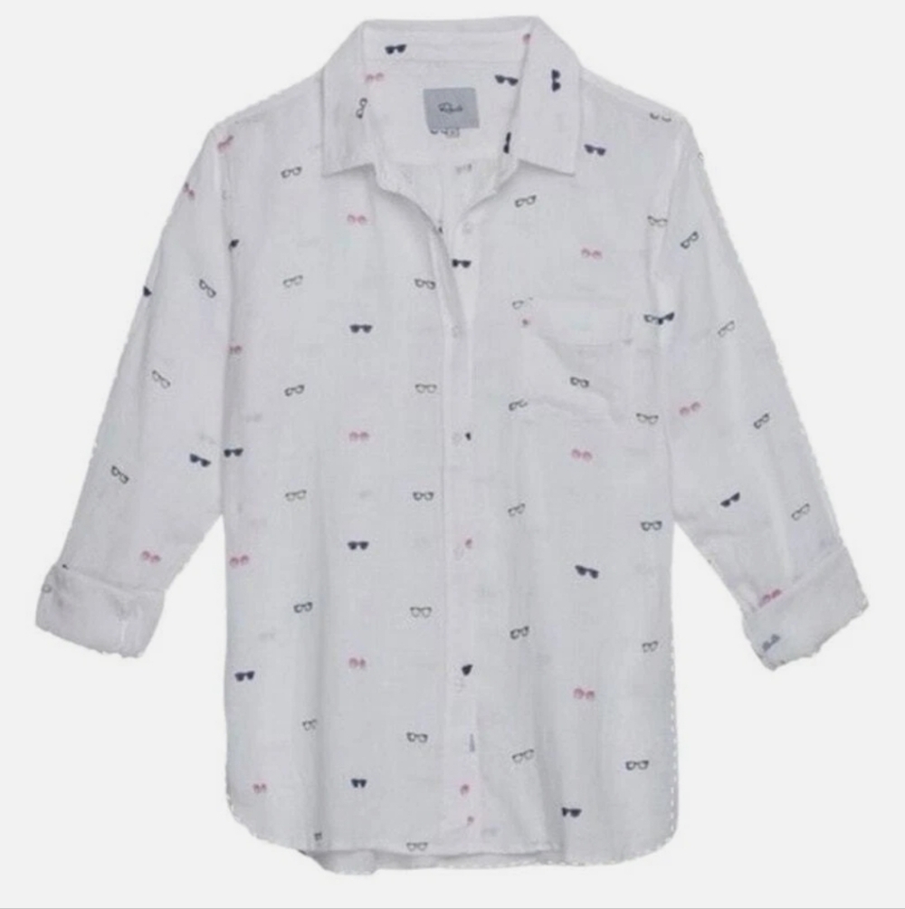 Rails Charli Sunnies Linen Button Down XS